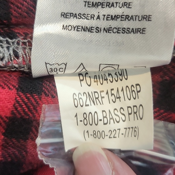 NATURAL REFLECTIONS Charcol Gray Fully Lined Buffalo Check Pants - Picture 11 of 16